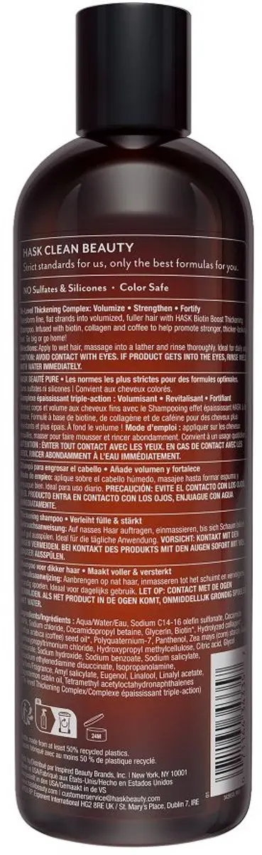 Hask Biotin Boost Shampoo 355ml