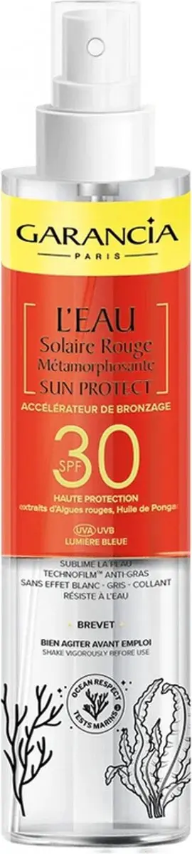 Garancia L'Eau Solaire Rouge Métamorphosante Sun Protect SPF30 150ml