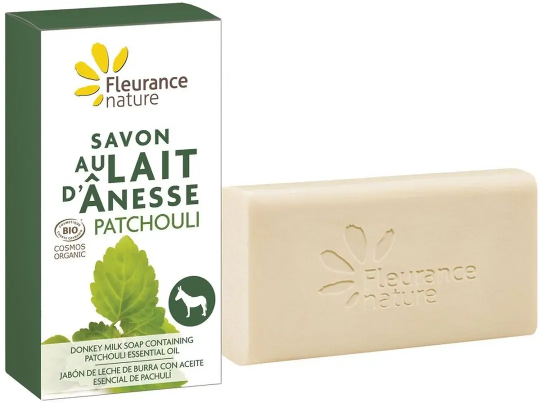 Fleurance Nature Ezelinnenmelkzeep Patchouli Bio 100g