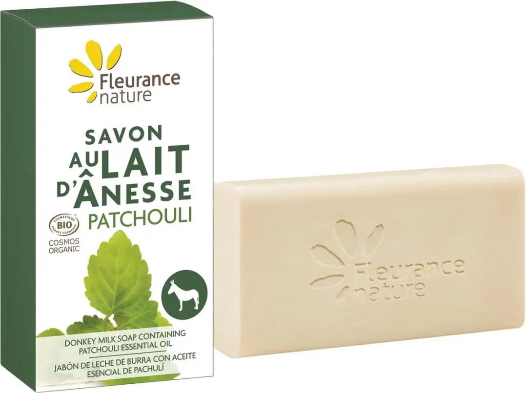 Fleurance Nature Ezelinnenmelkzeep Patchouli Bio 100g