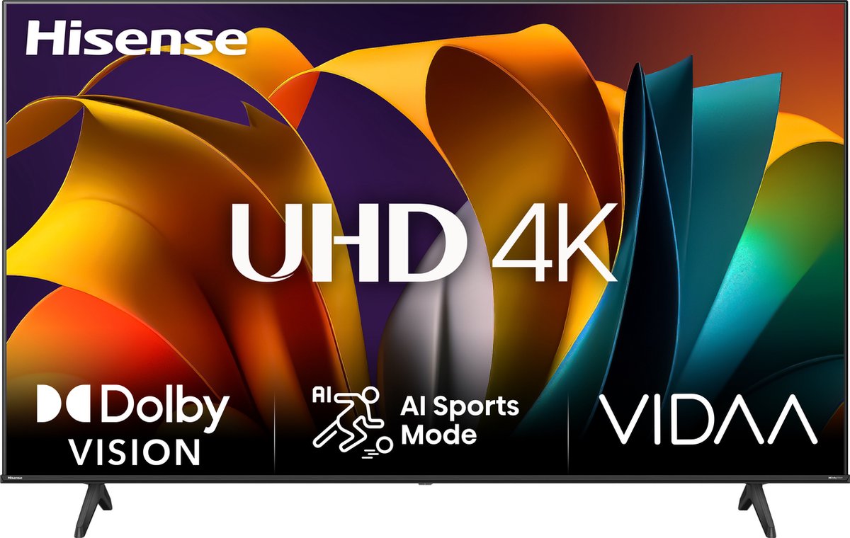 HISENSE 58A6N LED-TV - 58 (146 cm) - 4K UHD - Dolby Vision - Smart TV - 3x HDMI