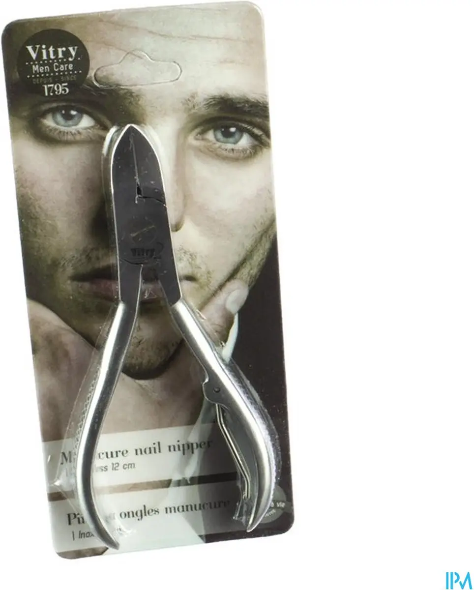 Vitry Manicure Nagelknippers Roestvrij Staal 12cm - Wit