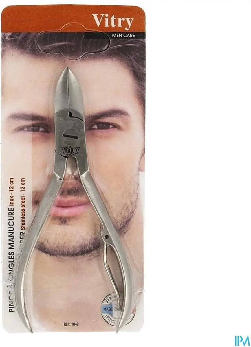 Vitry Manicure Nagelknippers Roestvrij Staal 12cm - Wit