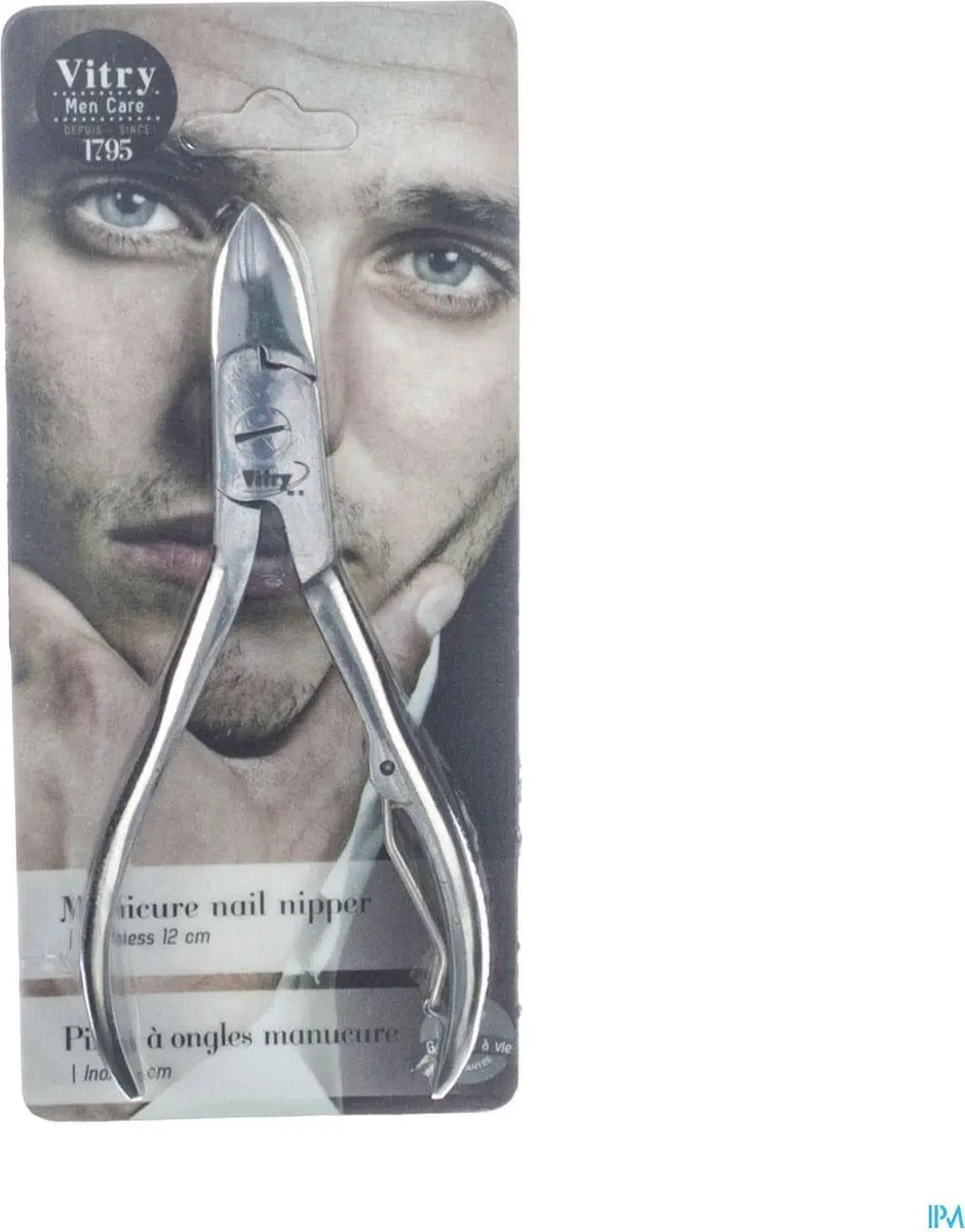 Vitry Manicure Nagelknippers Roestvrij Staal 12cm - Wit
