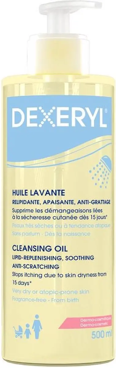 Dexeryl Lichaamsolie Droge Huid 500ml