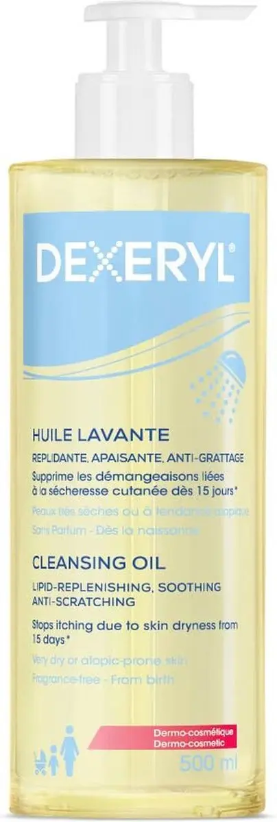Dexeryl Lichaamsolie Droge Huid 500ml
