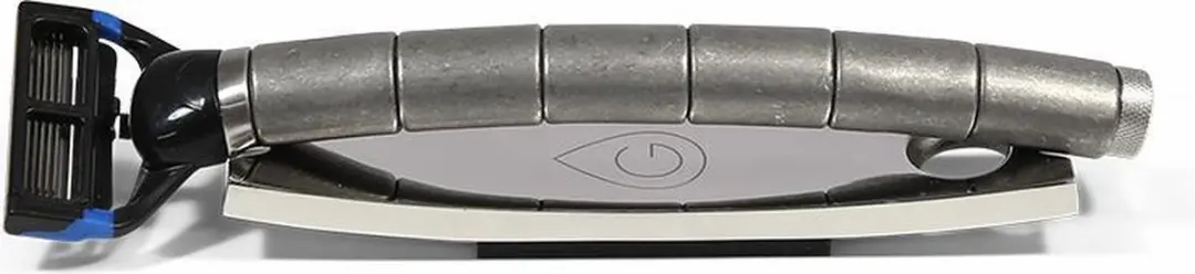 GLADDERR Rough Scheermes - 5 Bladen - Blauw/Zilver/Zwart