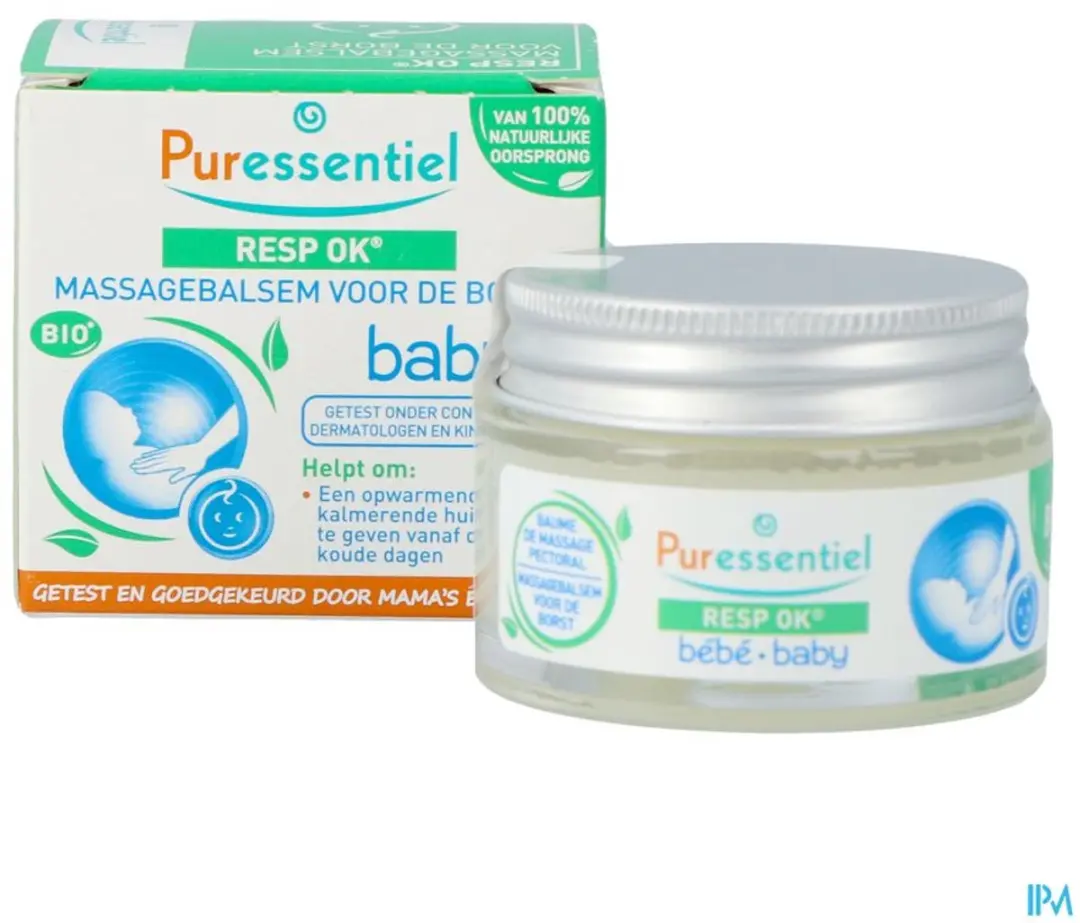 Puressentiel Ademhaling Massagebalsem Baby 30ml