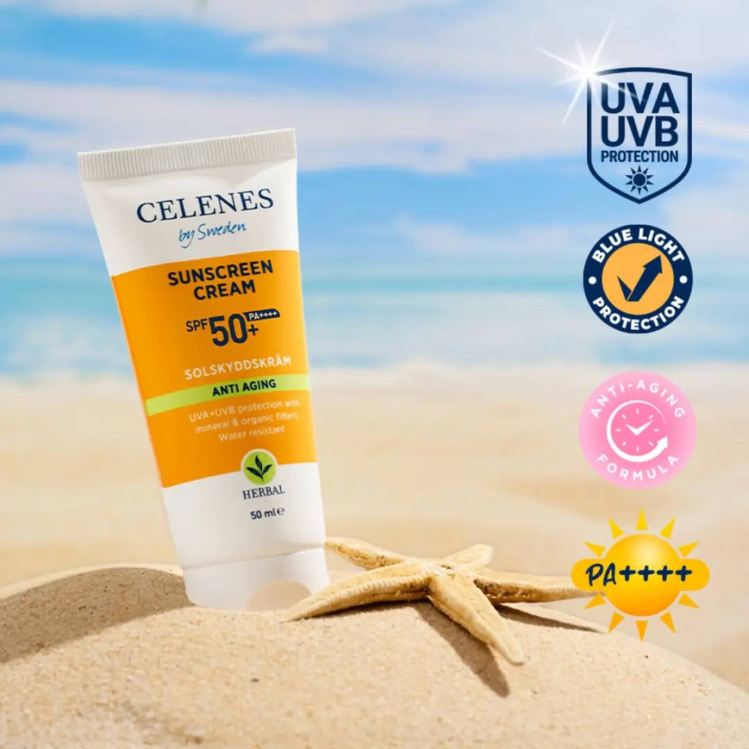 Celenes by Sweden Zonnebrandcrème SPF50+ 50ml - Anti-aging