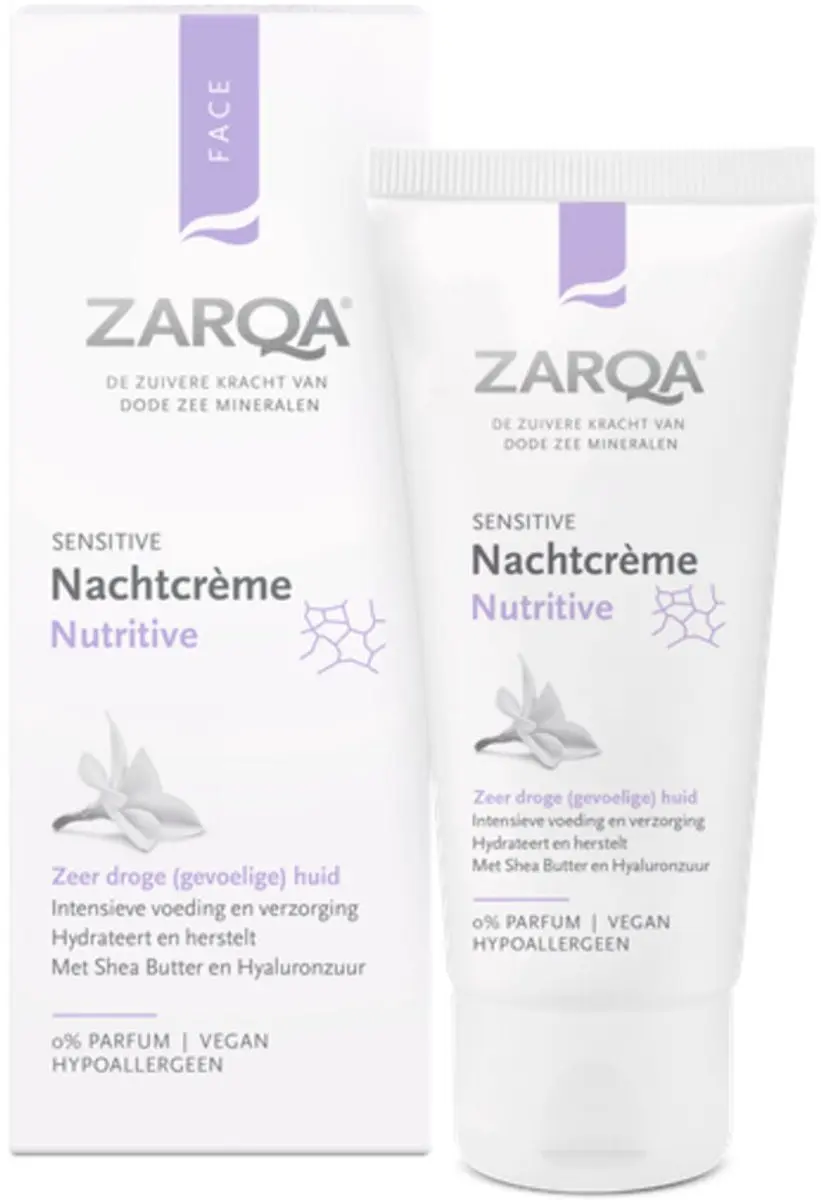 Zarqa Nachtcrème Nutritive 50ml - 3 Stuks