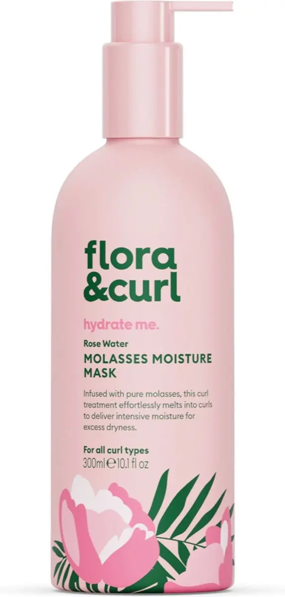 Flora & Curl Organic Rose Water Moisture Mask 300ml