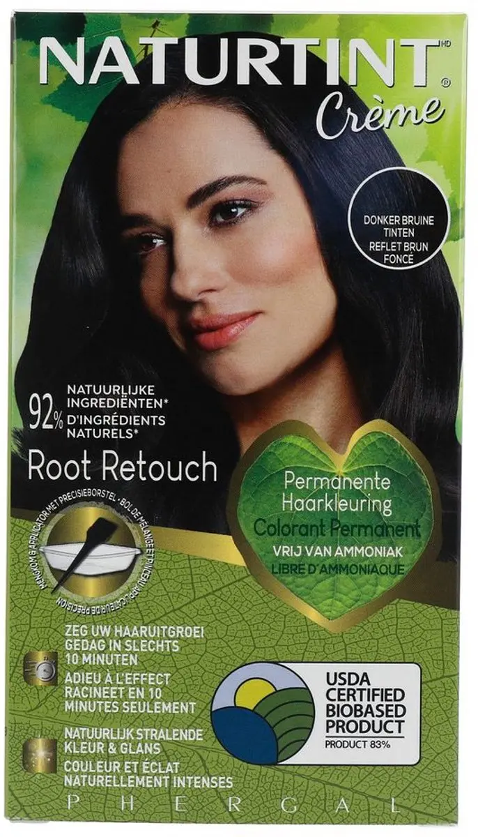 Naturtint Root Retouch Donker Bruine Tinten 45ml