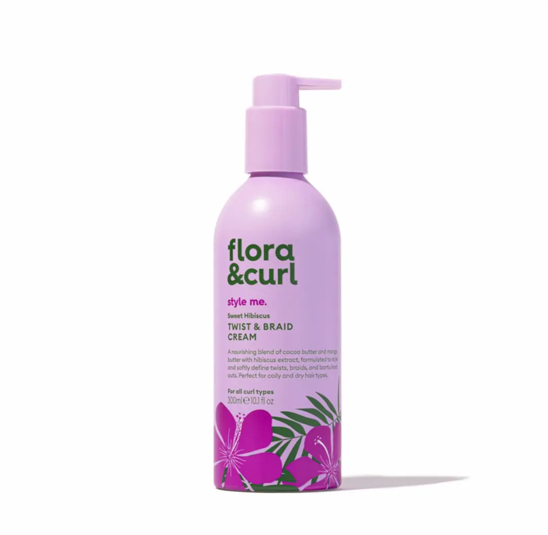 Flora & Curl Sweet Hibiscus Twist & Braid Cream 300ml