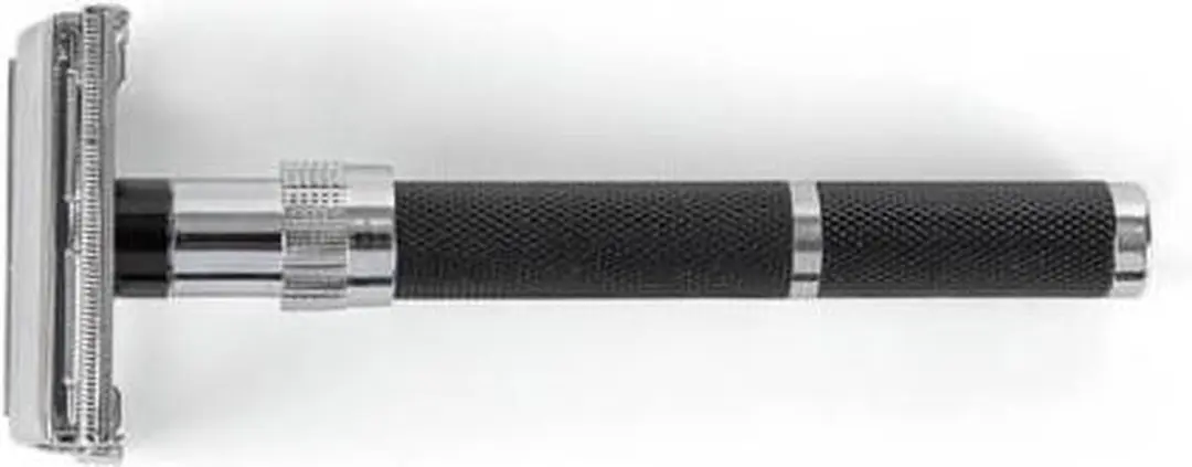 Barburys Safety Razor Butterfly - Zwart