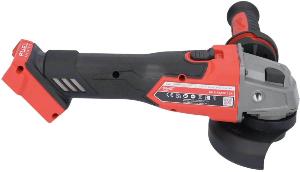 Milwaukee M18 FSAG115X-501 Haakse Slijper 115mm - 18V 5.0Ah Metaal - afbeelding 2 van 5