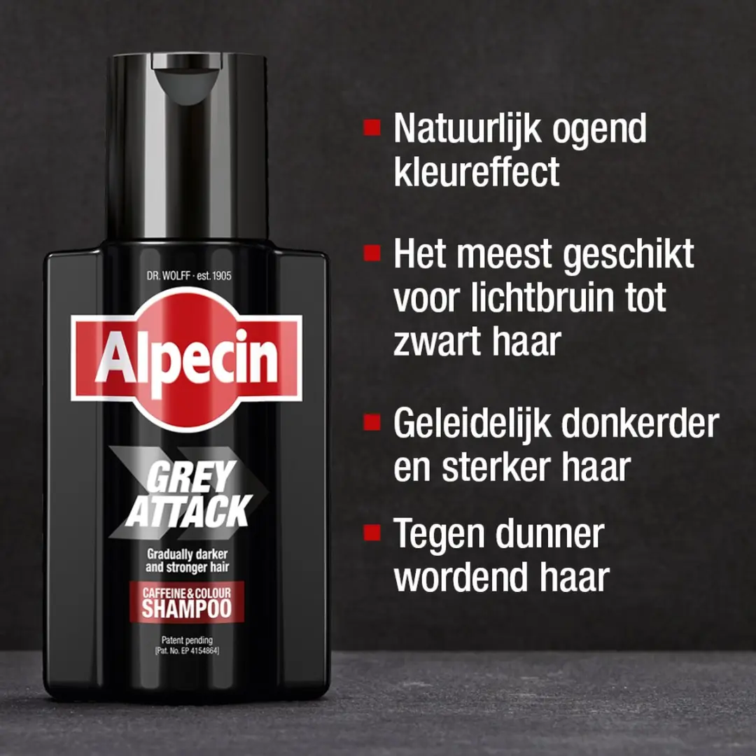 Alpecin Grey Attack Cafeïne Shampoo 200ml