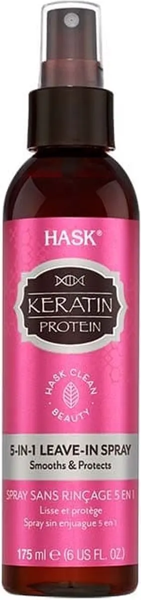 Hask Conditioner Keratin Protein Smoothing 5-in-1 Leave-In Spray 175ml