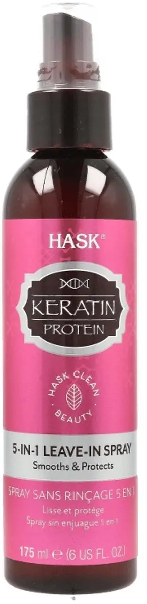 Hask Conditioner Keratin Protein Smoothing 5-in-1 Leave-In Spray 175ml