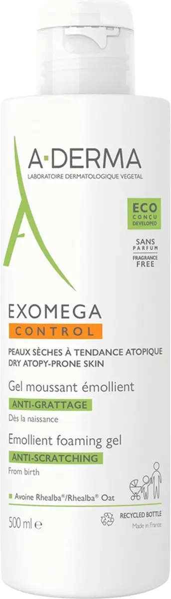 A-derma Exomega Control Ontspannende Lichaamsemulsie 500ml