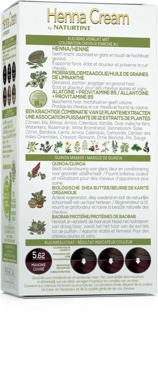 Naturtint Henna Cream 5.62 Mahonie - 110ml
