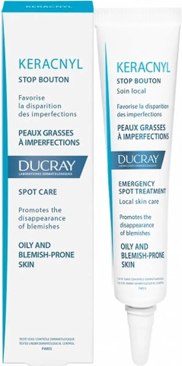 Ducray Keracnyl Stop Bouton Gel 10ml - 10 Stuks