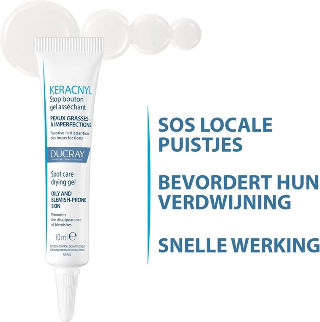 Ducray Keracnyl Stop Bouton Gel 10ml - 10 Stuks