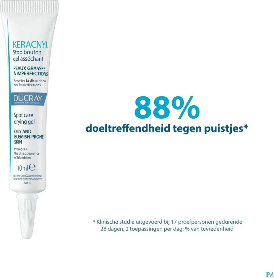 Ducray Keracnyl Stop Bouton Gel 10ml - 10 Stuks - afbeelding 6 van 6