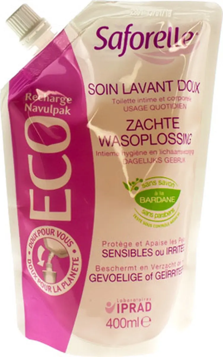 Saforelle Zachte Wasoplossing Eco 400ml - 40 Stuks