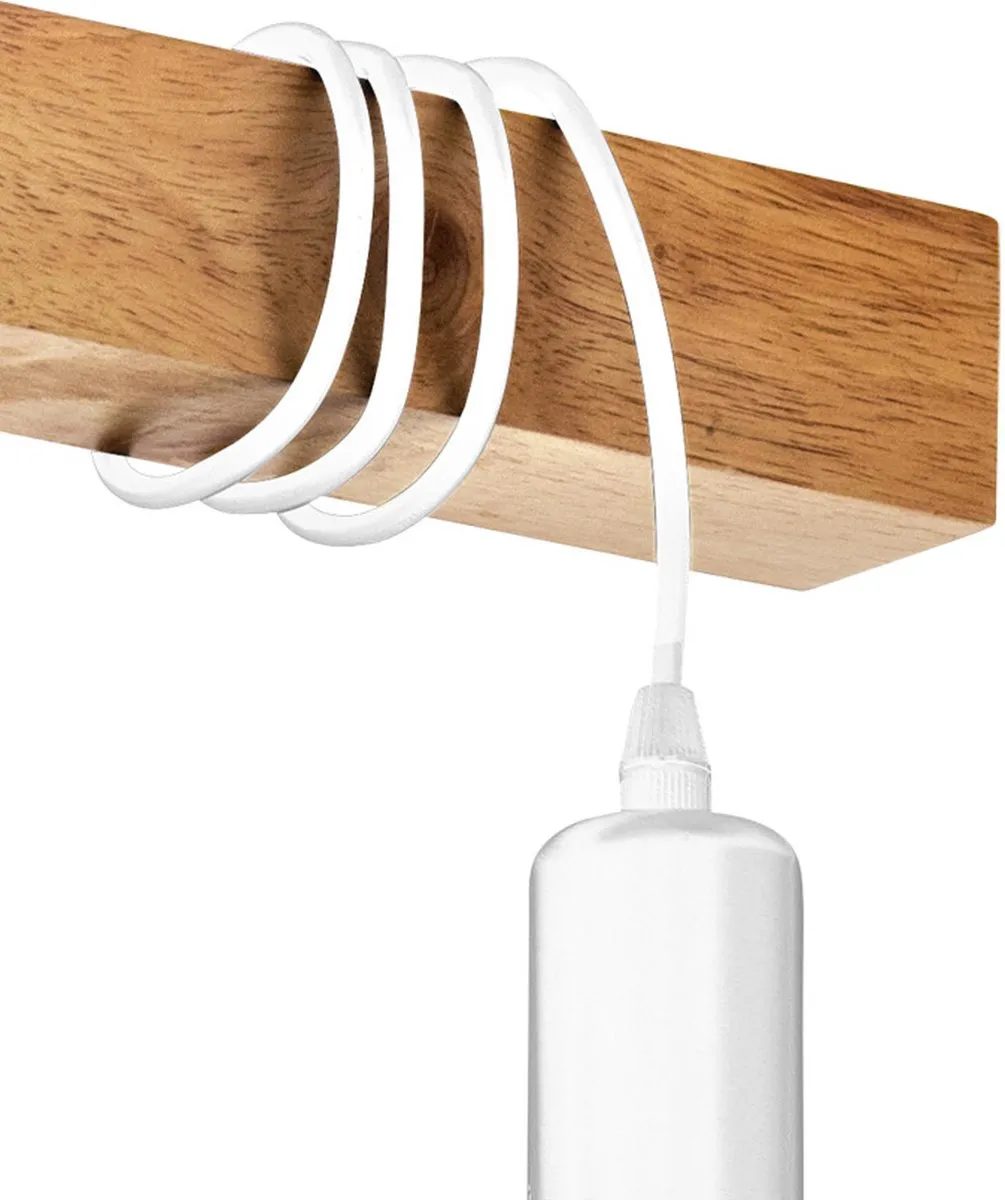 Eglo Townshend Plafondlamp E27 - 55cm - FSC Hout