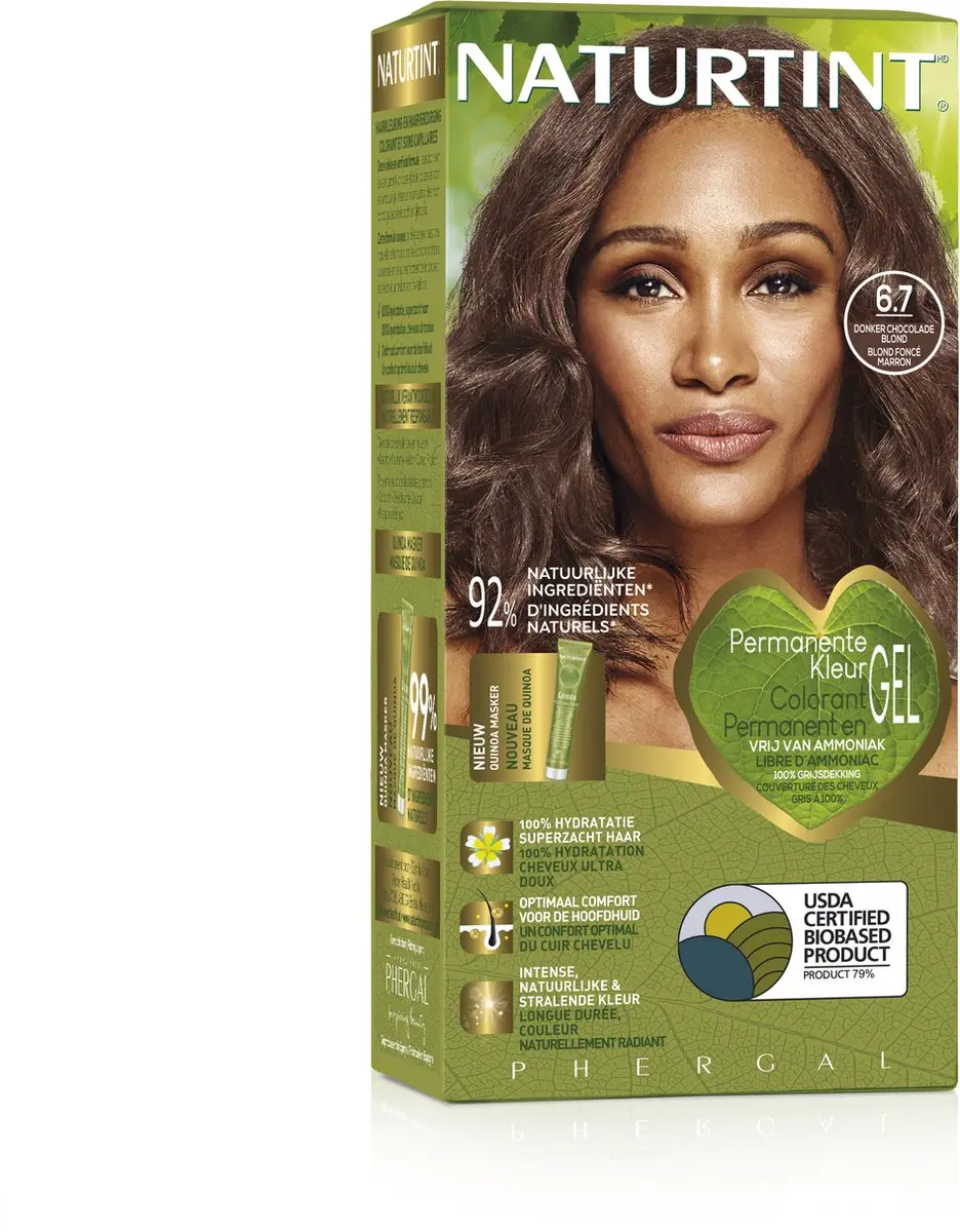 Naturtint Donker Chocolade Blond Haarkleur 170ml - Vegan