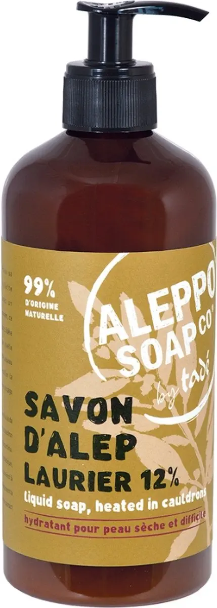 Aleppo Soap Co Vloeibare Aleppo Zeep 12% Laurier 1L