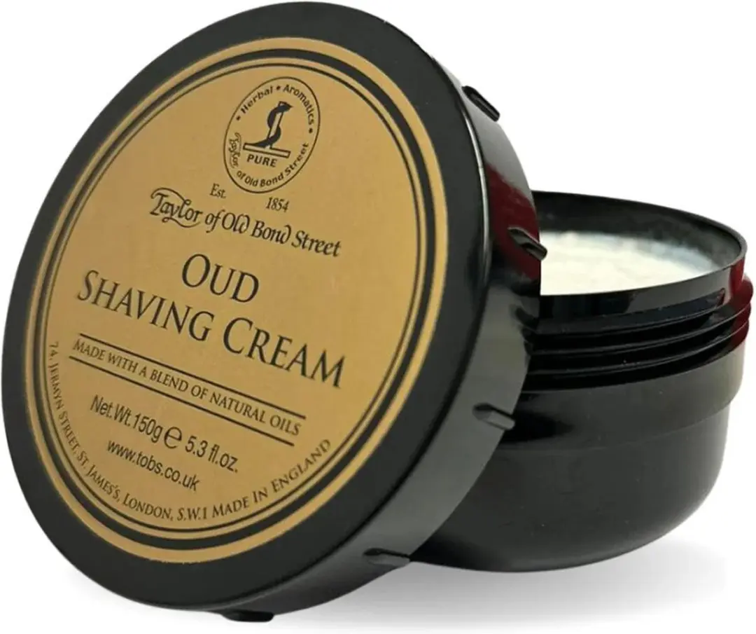Taylor of Old Bond Street Scheercrème Oud 150g - Zwart/Bruin
