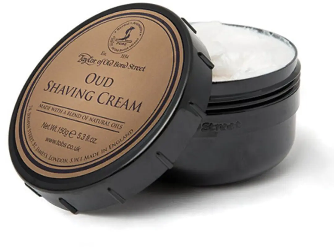 Taylor of Old Bond Street Scheercrème Oud 150g - Zwart/Bruin