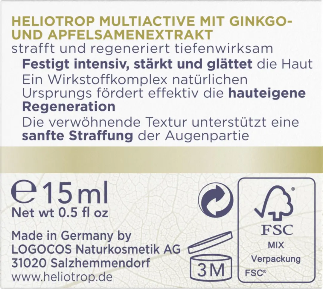 Heliotrop Crème Multiactive Eye Cream 15ml