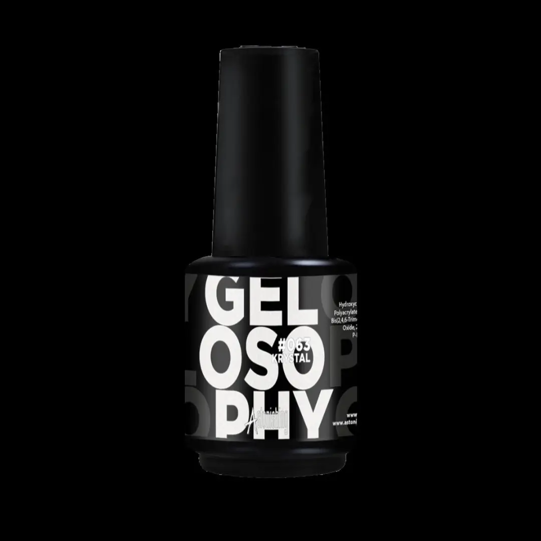 Astonishing Gelosophy Gellak #063 Krystal 15ml - TPO-vrije UV/LED Gel