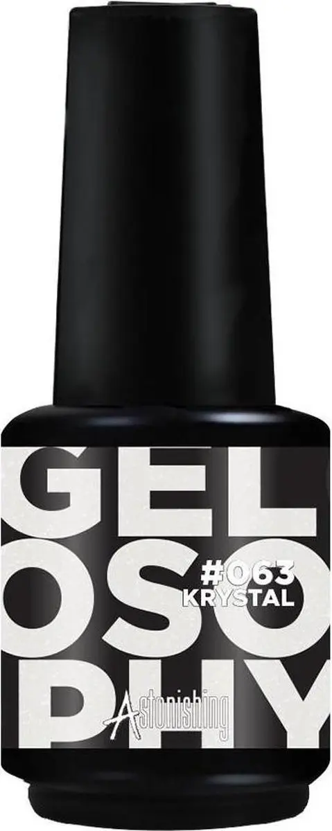 Astonishing Gelosophy Gellak #063 Krystal 15ml - TPO-vrije UV/LED Gel