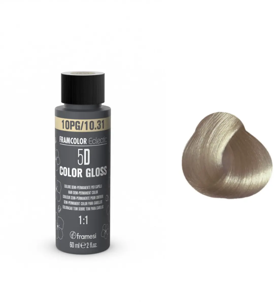 Framesi Framcolor Eclectic 5D Color Gloss 10PG 60ml