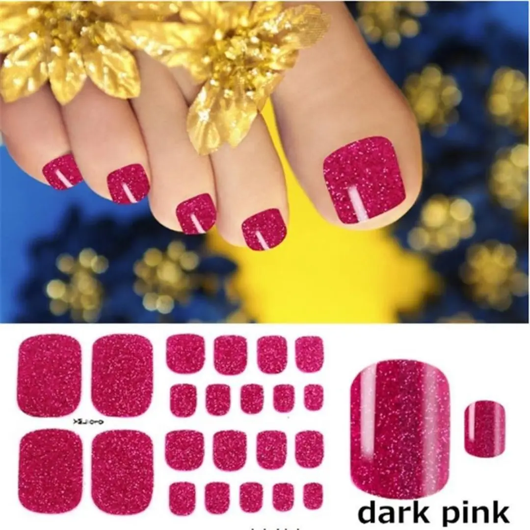 Nemo Teen Nagelstickers Donker Roze