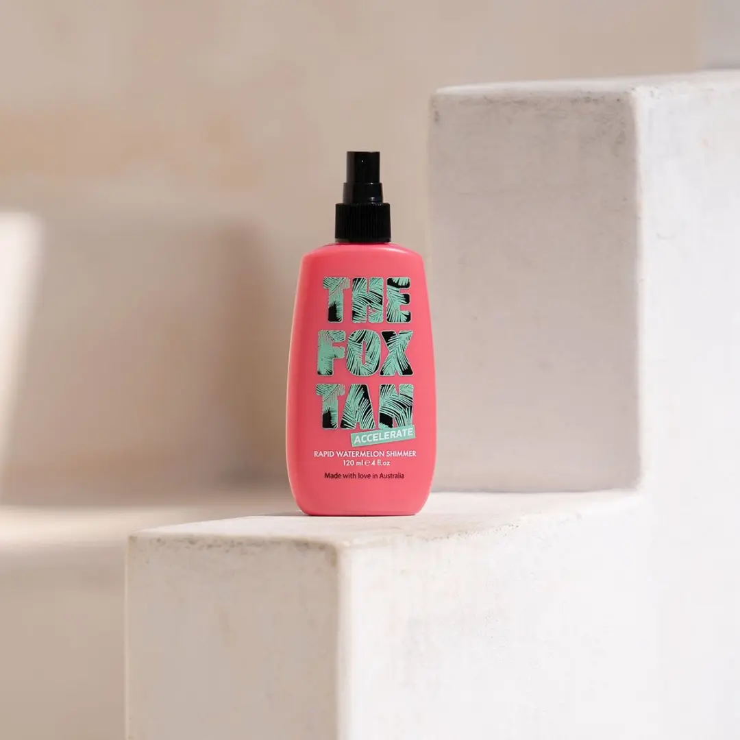 The Fox Tan Rapid Watermelon Shimmer Tanning Spray 120ml - Lichaam