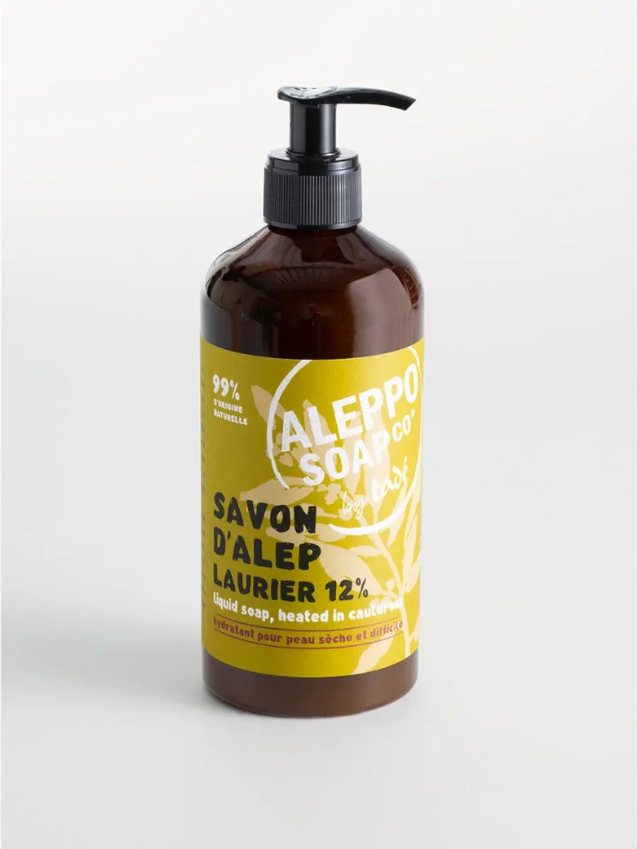 Aleppo Soap Co Vloeibare Zeep 500ml - 12% Laurier