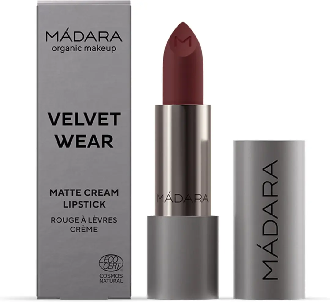 MÁDARA Velvet Wear Matte Cream Lipstick #35 Dark Nude