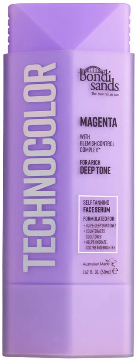 Bondi Sands Self Tanning Face Serum Technocolor Magenta 50ml