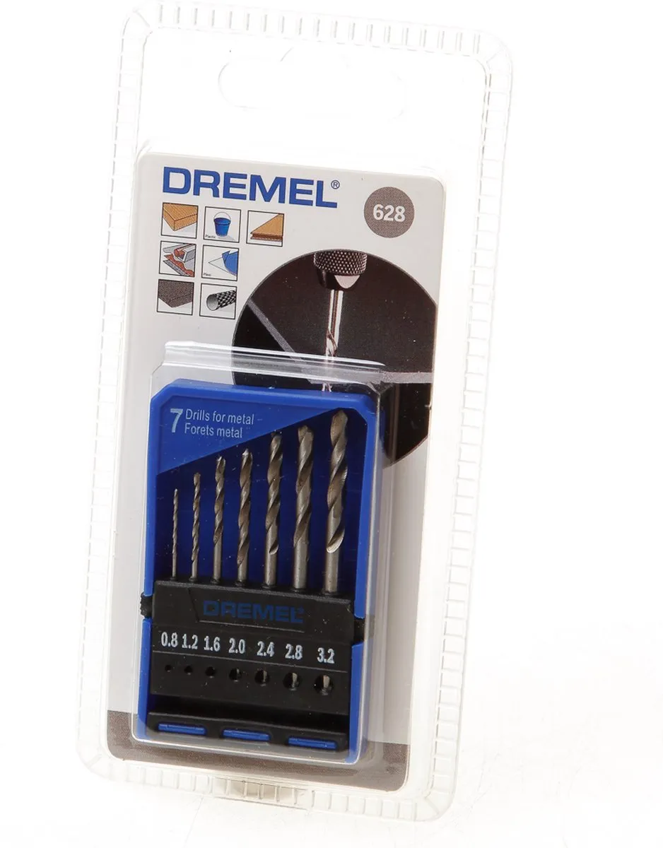 Dremel 628 Precisie Boren - 7 Stuks