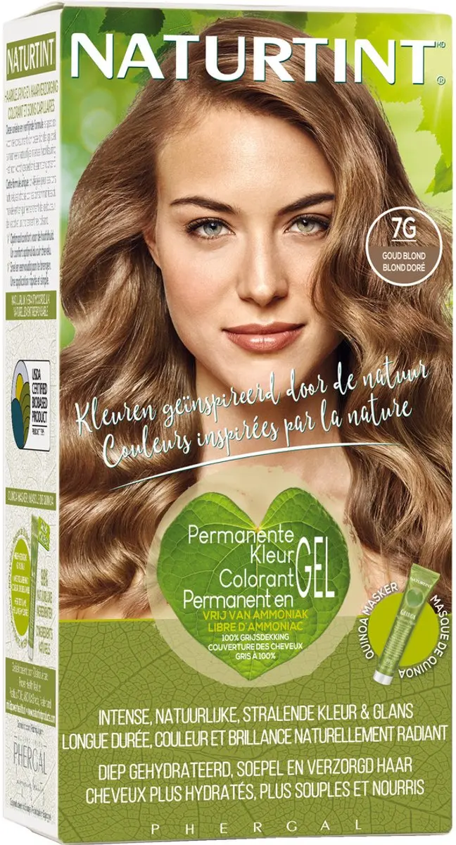 Naturtint Goud Blond Haarkleur 170ml - Midden Blond - Full Coverage