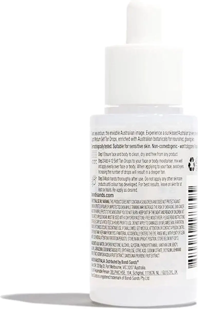 Bondi Sands Self Tan Face Drops 30ml - Gezicht - Licht
