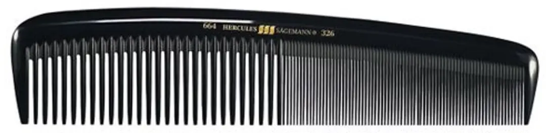 Hercules Sägemann 664-326 Opscheerkam - 8 Inch - Zwart