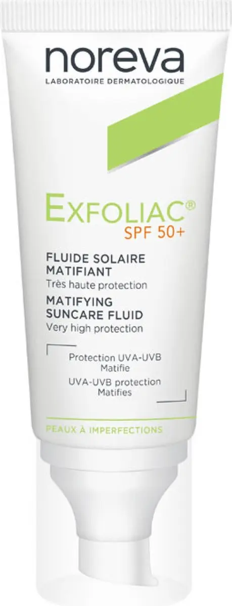 NOREVA Exfoliac Matifying Suncare Fluid Dagcrème 40ml