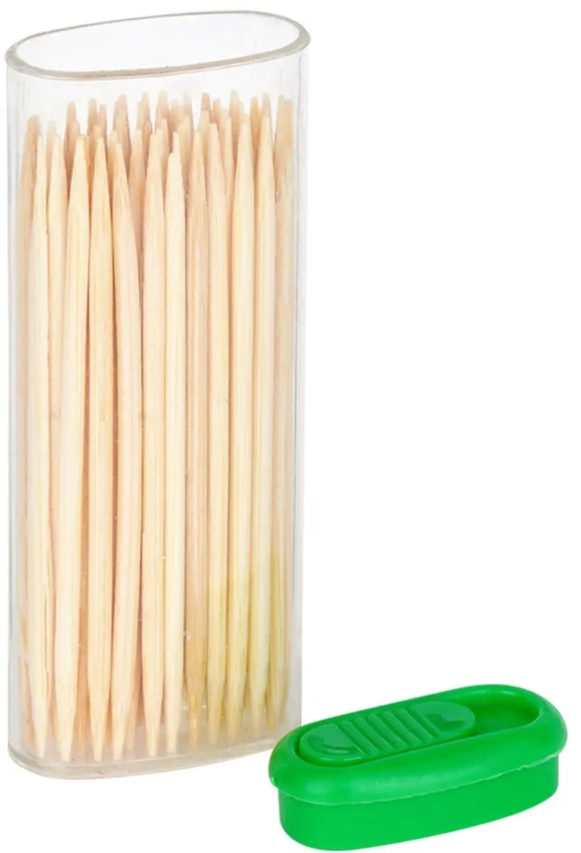 Orion Bamboe Cocktailprikkers 6,5cm - 60 Stuks - afbeelding 6 van 6