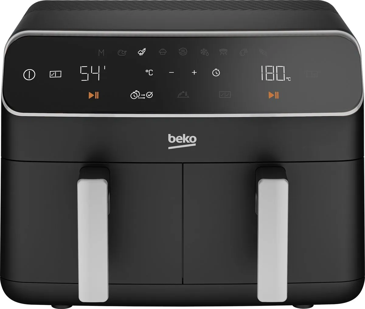 Beko FRL5388B Dubbele Heteluchtfriteuse 2400W - 8,5L - Zwart - afbeelding 6 van 6