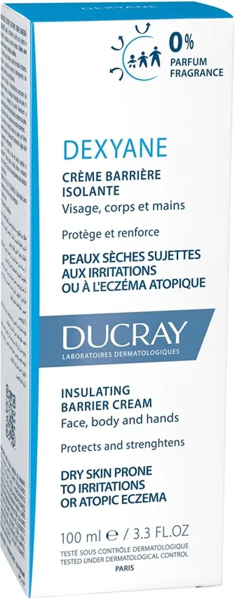 Ducray Dexyane Crème Barrière Isolante 100ml - afbeelding 6 van 6